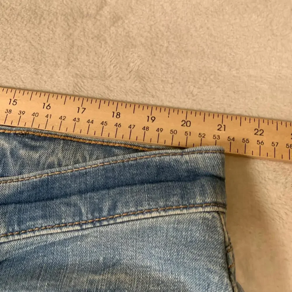 Levis‎ 514 Jeans Mens 40x30 Light Blue Straight Leg Stretch Denim Waterless